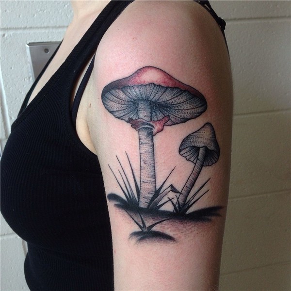 Mushroom tattoo Cráneos y calaveras, Tatuajes, Disenos de un