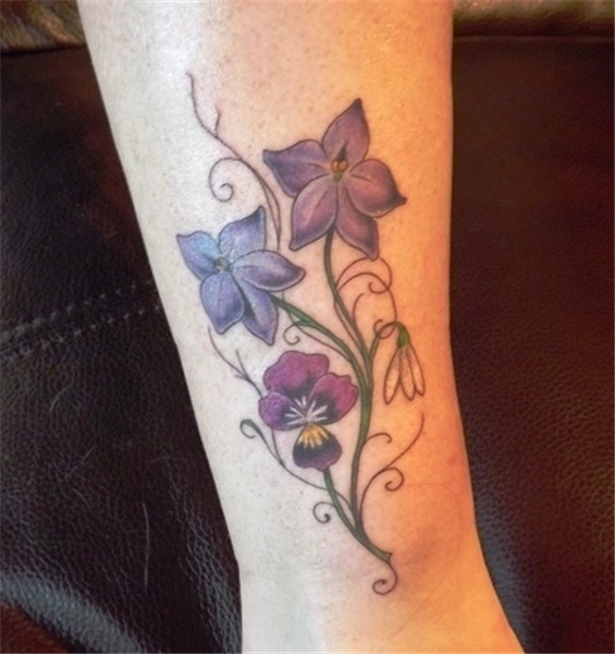 My 50th birthday present to me. Ankle tattoo birth month flo