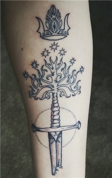 My Lord of the Rings tattoo done by the amazing Kaylie at Th