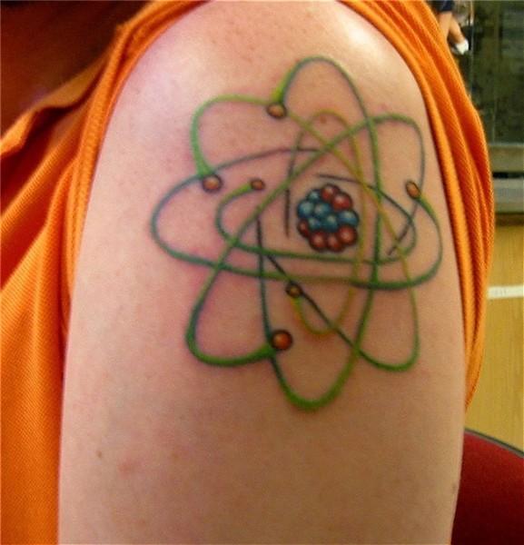 My hero. Atom tattoo, Science tattoo, Physics tattoos