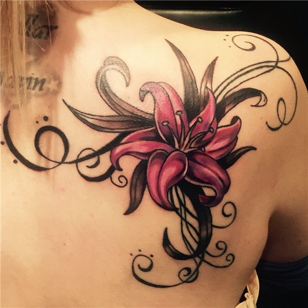 My latest lily tattoo Lillies tattoo, Lily tattoo design, Li