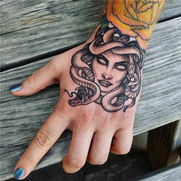 My new Medusa tattoo done by Chelsea at fade to Black tattoo