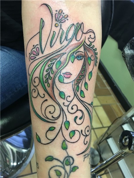 My newest addition to forearm. #virgo #virgonation Virgo tat