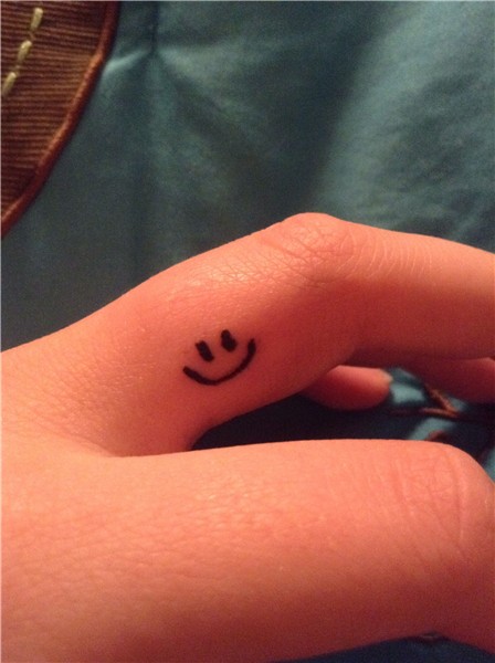 My new smiley face tattoo. Little rose tattoos, Tattoos, Cut