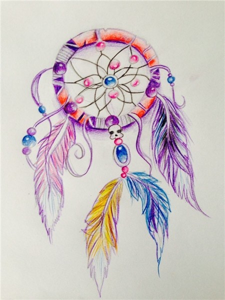 My own work - based on a dreamcatcher. This drawing was used