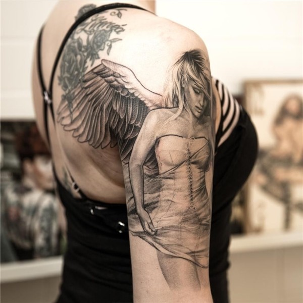NIKI NORBERG, tattoo artist Angel tattoo designs, Beautiful
