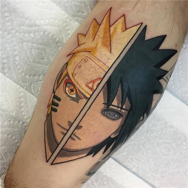 Naruto tattoo done by @keithison Visit @animemasterink for t