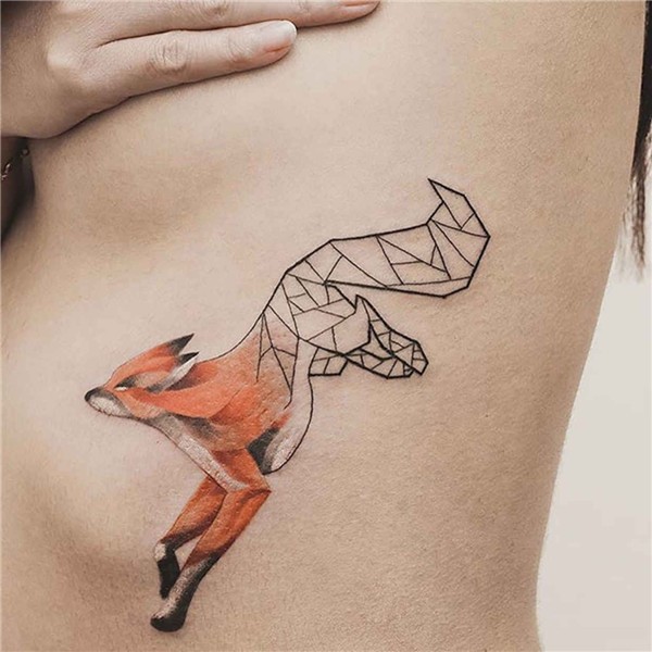 Nature and Geometry Fuse Together in Colourful Tattoos By Ja