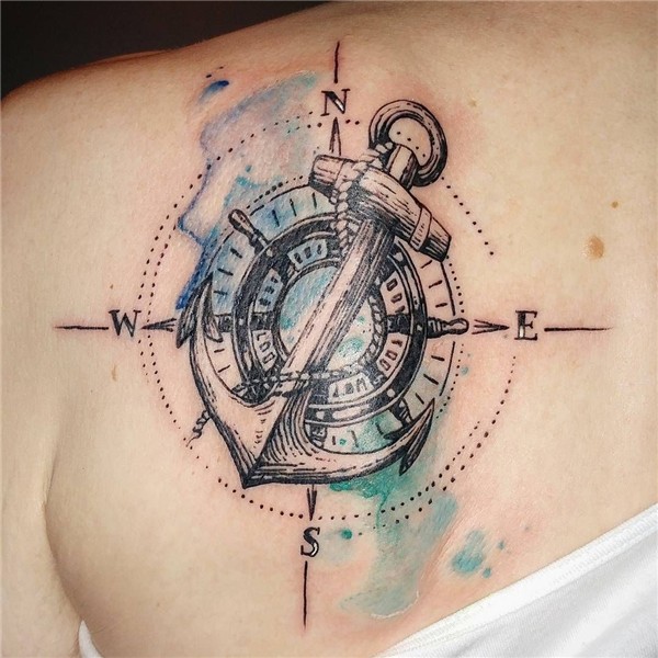 Nautical themed tattoo Anchor tattoos, Nautical themed tatto