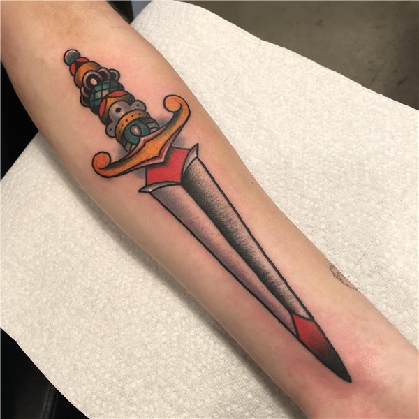 Neo Traditional Dagger Tattoo - Bing images