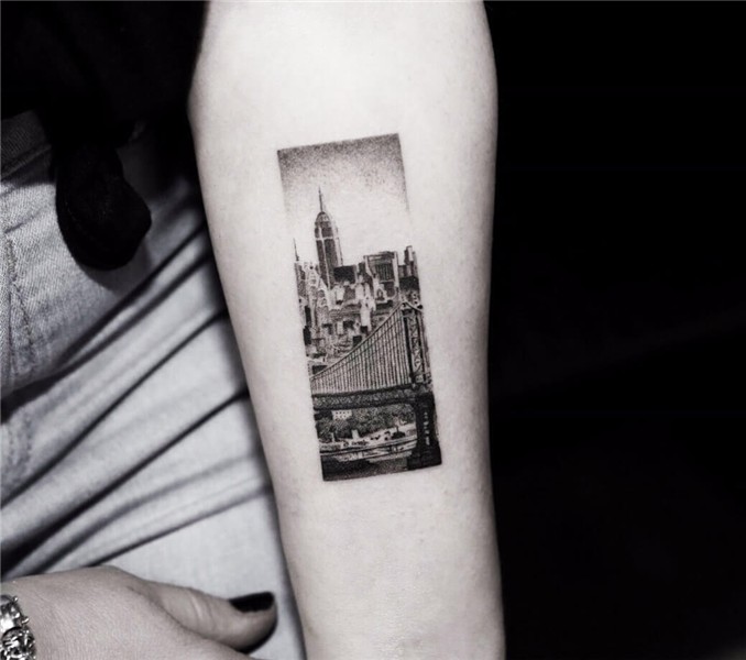 New York City tattoo by Balazs Bercsenyi Photo 16783