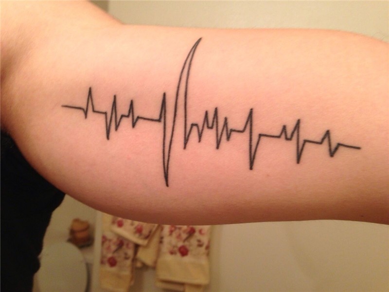 Nhgfhvfgg Ekg tattoo, Heartbeat tattoo, Line tattoos