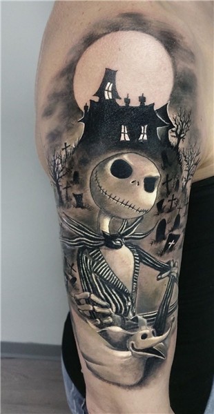 Nightmare Before Christmas tattoo by Roberto at Holy Trinity