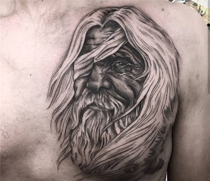 Norse God Odin Tattoo - Vic Market Tattoo