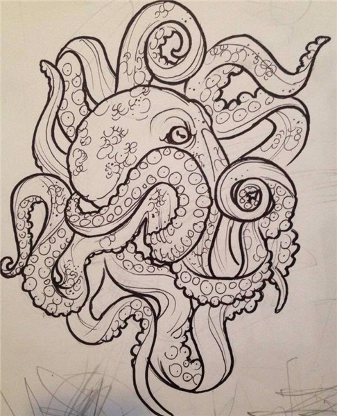Octopus tattoo Octopus tattoo, Octopus tattoo design, Octopu