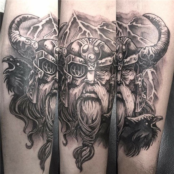 Odin tattoo Tattoos, Tattoos and piercings, Piercings