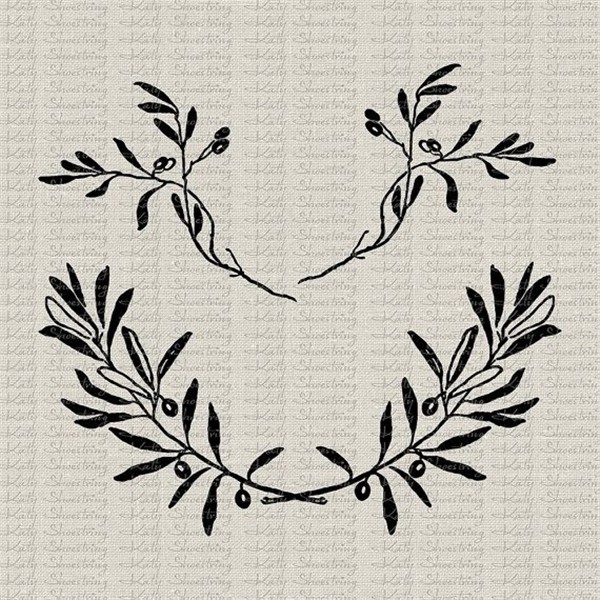 Olive Branch Wreath and Tree Branches by katyshoestring on E