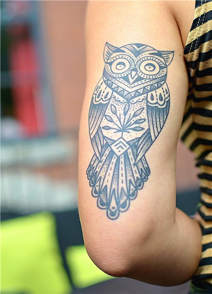 Ornamented Owl Tattoo Top Ideas for Tattoo Designs Tatouage,