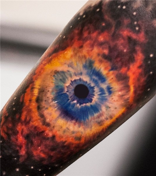 Oscar Akermo, Tattoo Artist Nebula tattoo, Cosmos tattoo, Sp