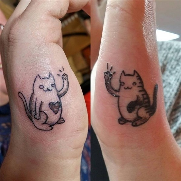 Paar Tattoo: tolle Ideen für Liebhaber und Freunde Matching