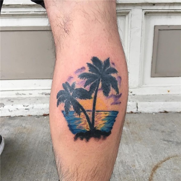 Palm tree tattoo, Palm tattoos, Tree tattoo
