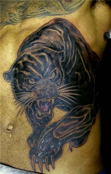 Panther Tattoo On Chest * Arm Tattoo Sites