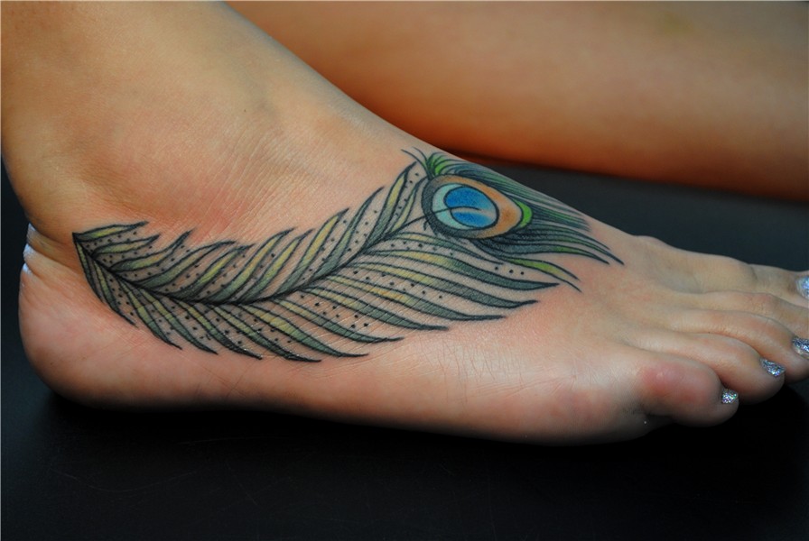 Peacock feather Tattoos