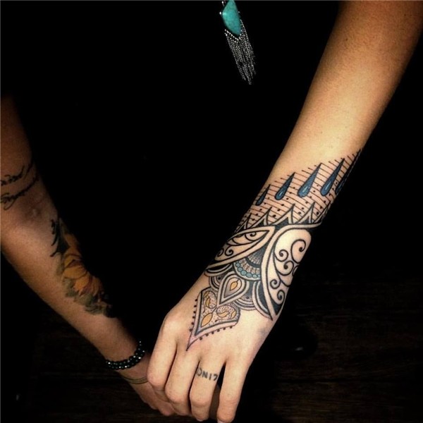 Pedro Contessoto Ornamental, Colors, tattoo, art. Wrist tatt