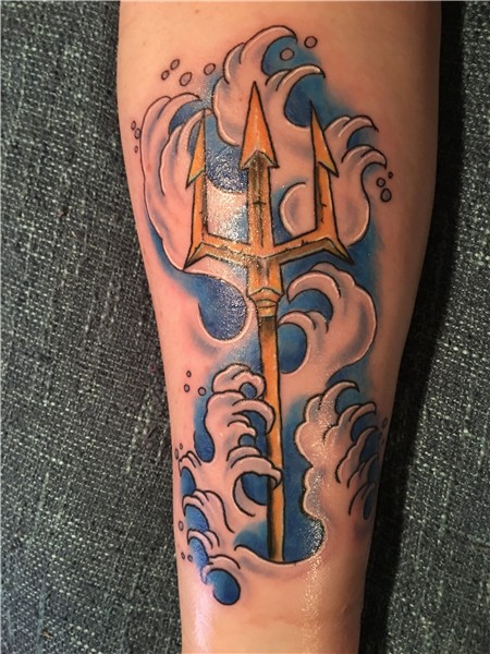 Percy Jackson tattoo, Poseidon’s Trident Trident tattoo, Pos