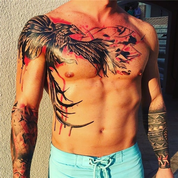 Phoenix Chest Tattoo * Arm Tattoo Sites
