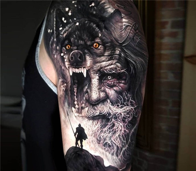 Photo - Odin tattoo by Arlo Tattoos Photo 24811 Sleeve tatto