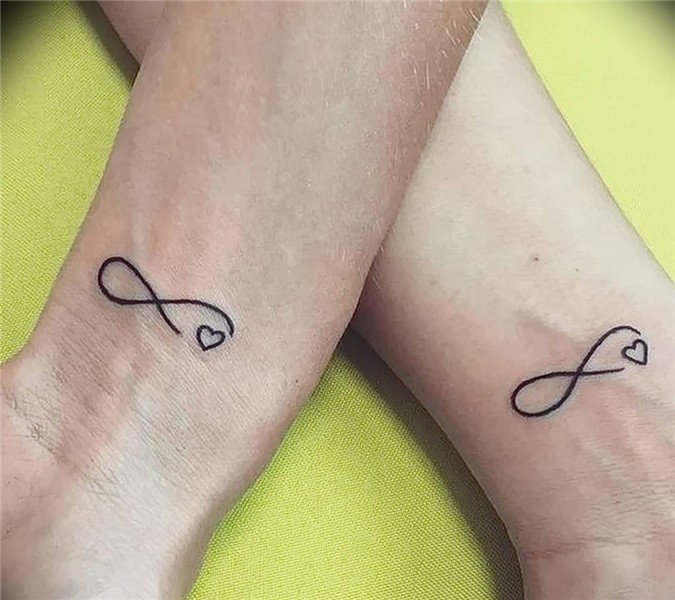 Photo and meaning of the infinity sign tattoo on the wrist,