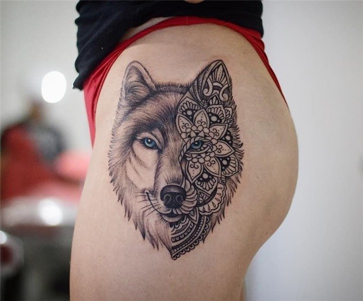 Photo by (madgab729) on Instagram #tattoo #ink #wolf #wolfta