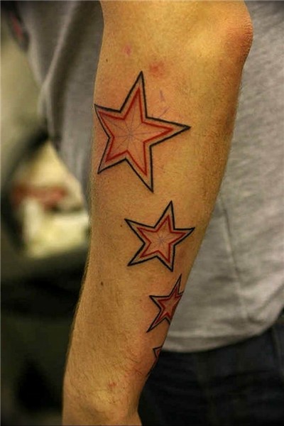 Photo star tattoo on arm 19.06.2019 № 035 - star tattoo exam