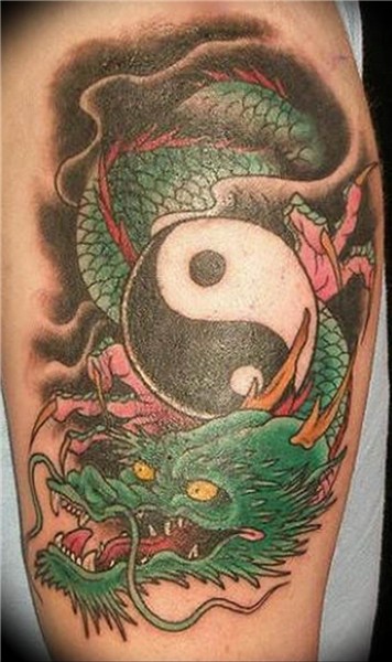 Photo yin yang dragon tattoo 15.07.2019 № 007 - yin yang dra