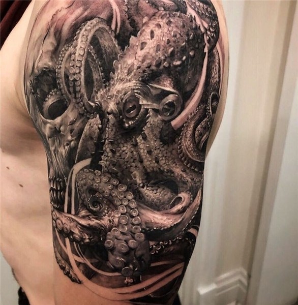 Pin by Adam Blevins on Worth Octopus tattoo sleeve, Octopus