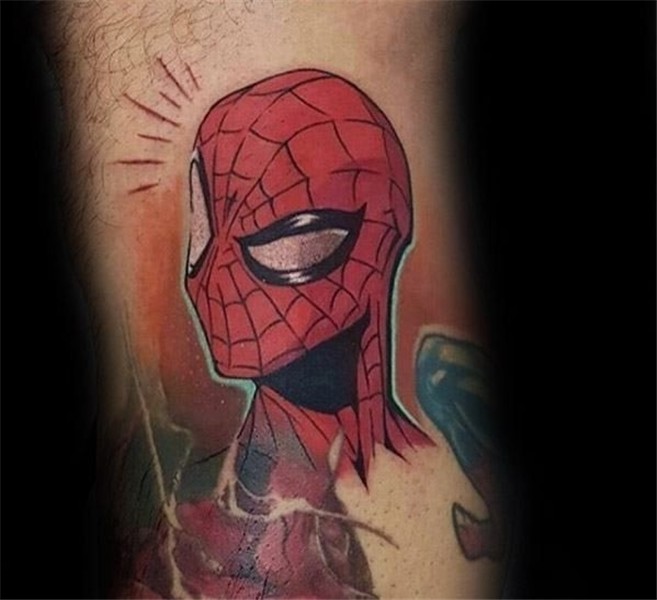 Pin by Alara Vevo Blog on Cartoon tattoo Spiderman tattoo, M
