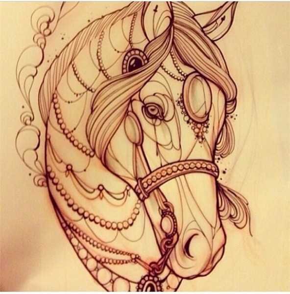 Pin by Alessandra Dyal on Tattoos/Piercings Horse tattoo des