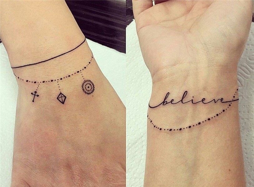 Pin by Amanda Adkins on Tattoos Wrist bracelet tattoo, Tatto