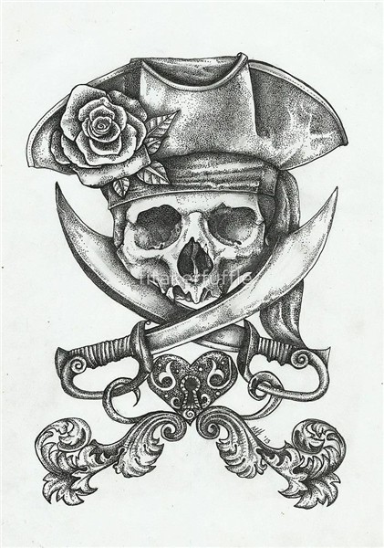Pin by Andrea Westling Jackson on Tattoo ideas Pirate skull