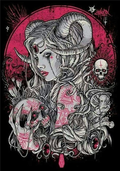 Pin by Anna B. on Aries & Gemini Art, Horror art, Satanic ar