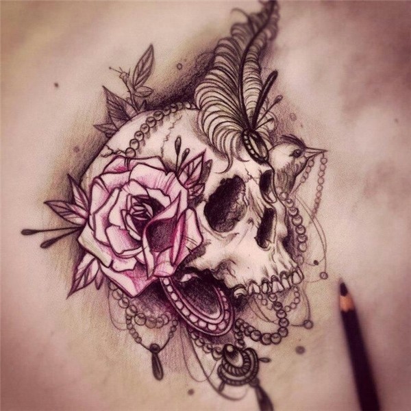 Pin by Benita Barajas on Ink Skull tattoos, Skull tattoo des
