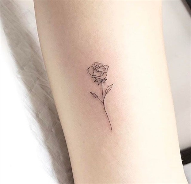 Pin by Carmen Salazar on Tattoos Small rose tattoo, Rose tat