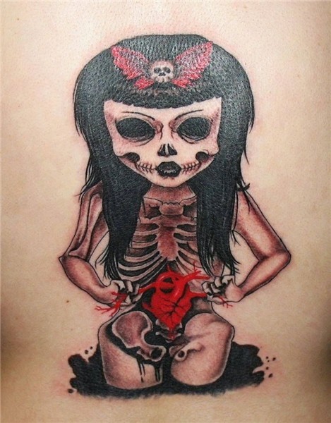 Pin by Cynthia Fox on Macabre Tattoo Art Zombie girl tattoos