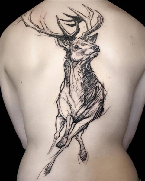 Pin by Danielle Pearce on Art Stag tattoo, Deer tattoo, Elk