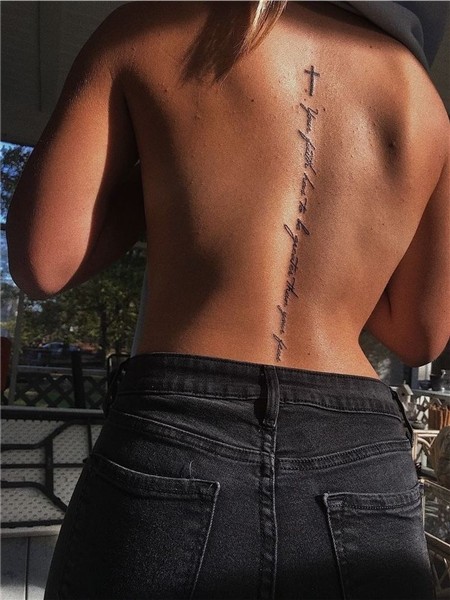 Pin by Desi Metzler on Tattoos Tattoos, Spine tattoos, Spine