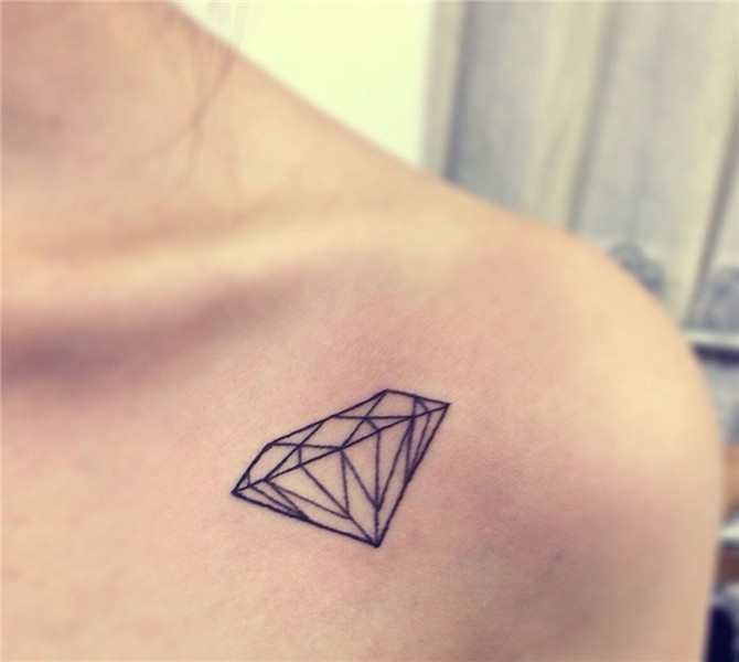 Pin by Destini Lawson on Diamond Collar bone tattoo, Geometr