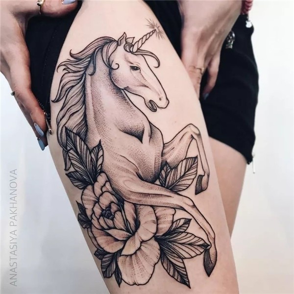 Pin by Droidlicious Diva on Tattoos Unicorn tattoos, Horse t