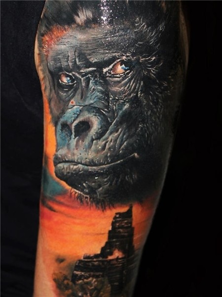 Pin by Emanuel Piper on tattoos Gorilla tattoo, Tattoo desig