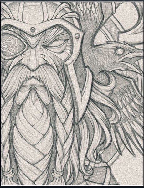 Pin by Giovani Nieto on Drawings Viking drawings, Norse tatt